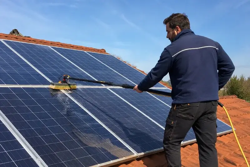 Nettoyage et entretien de panneaux solaires à Sallèles-d'Aude